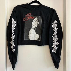Selena cropped long sleeve